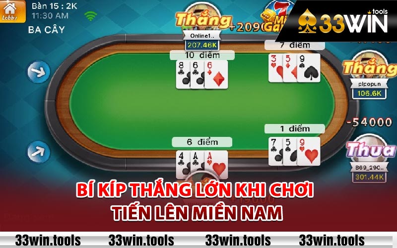 Tiến Lên Miền Nam - Luật Chơi Dễ Hiểu Cho Người Mới 2 Bí kíp thắng lớn khi chơi Tiến Lên Miền Nam