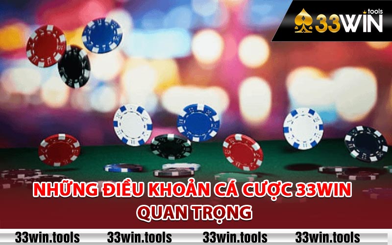 Điều Khoản Cá Cược 33Win - Quy Định Khi Bắt Đầu Đặt Cược 3 Những điều khoản cá cược 33Win quan trọng
